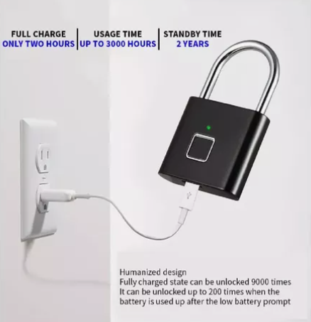 Miniatura 2 de Candado Apertura Huella